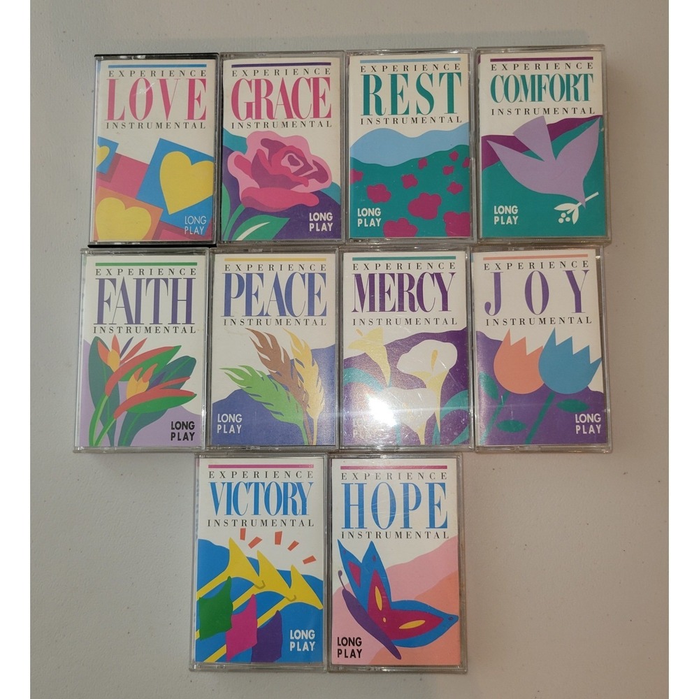 Rare 10-Tape Lot: Integrity‎ Music "Experience" Instrumental Worship Cassettes